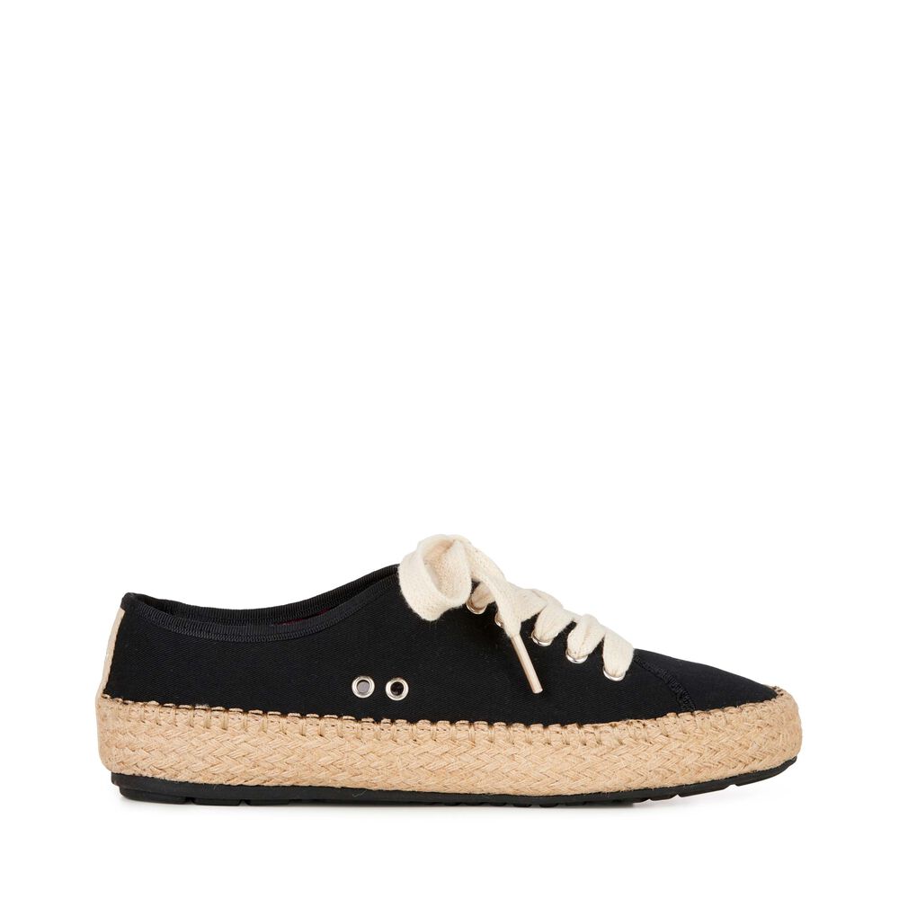 Emu Agonis Espadrilles Damen Schwarz | 62VGXEQPF