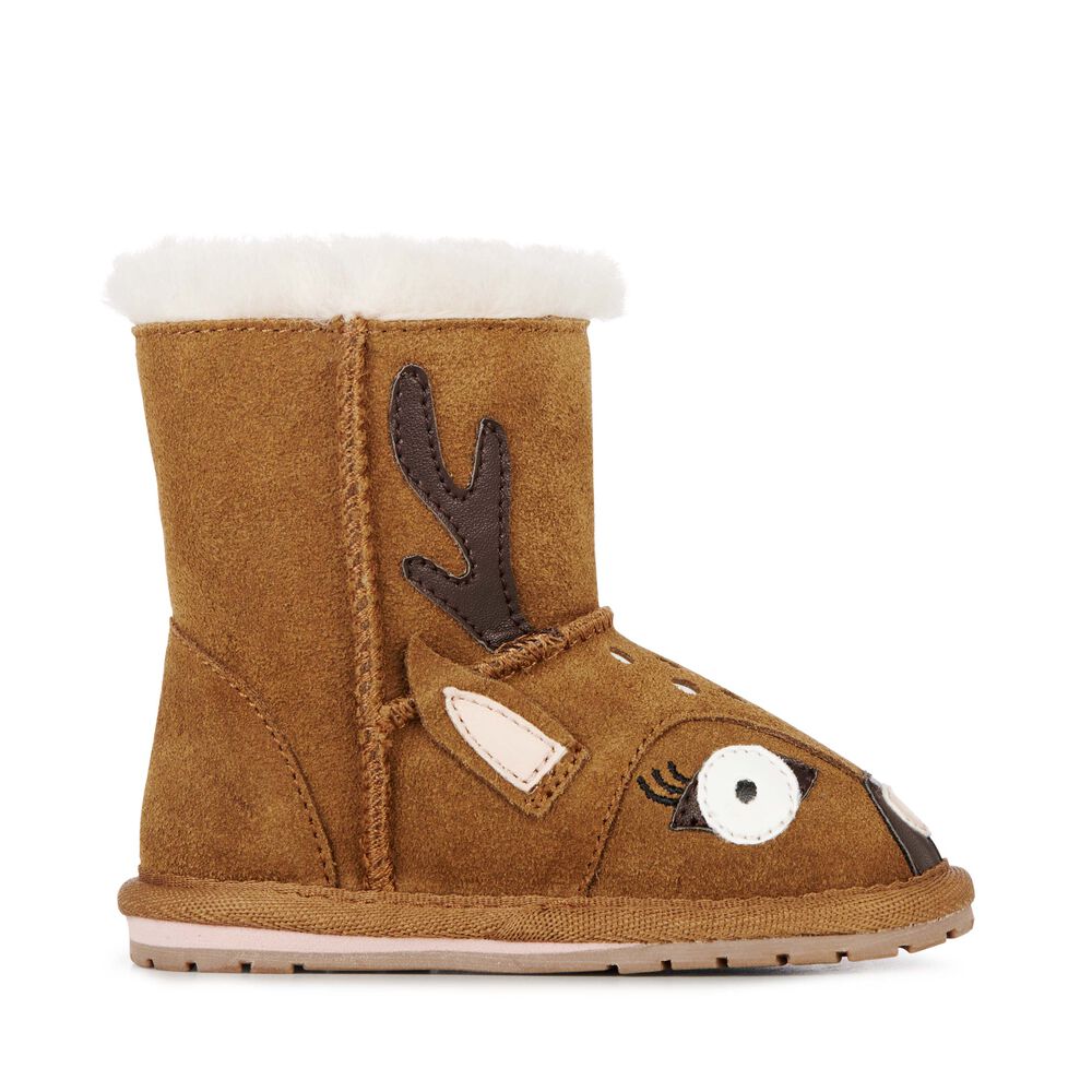 Emu Deer Walker Babies Stiefel Kinder Braun | 68KJXBIWV