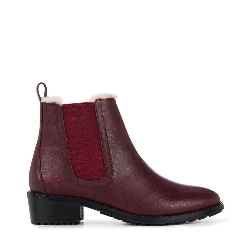 Emu Ellin Stiefel Damen Rot | 62MHVODAF