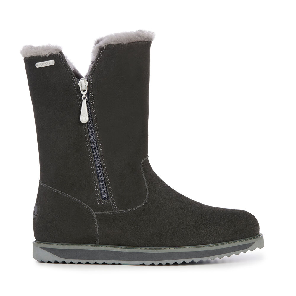 Emu Gravelly Stiefel Damen Dunkelgrau | 47BYHICQJ