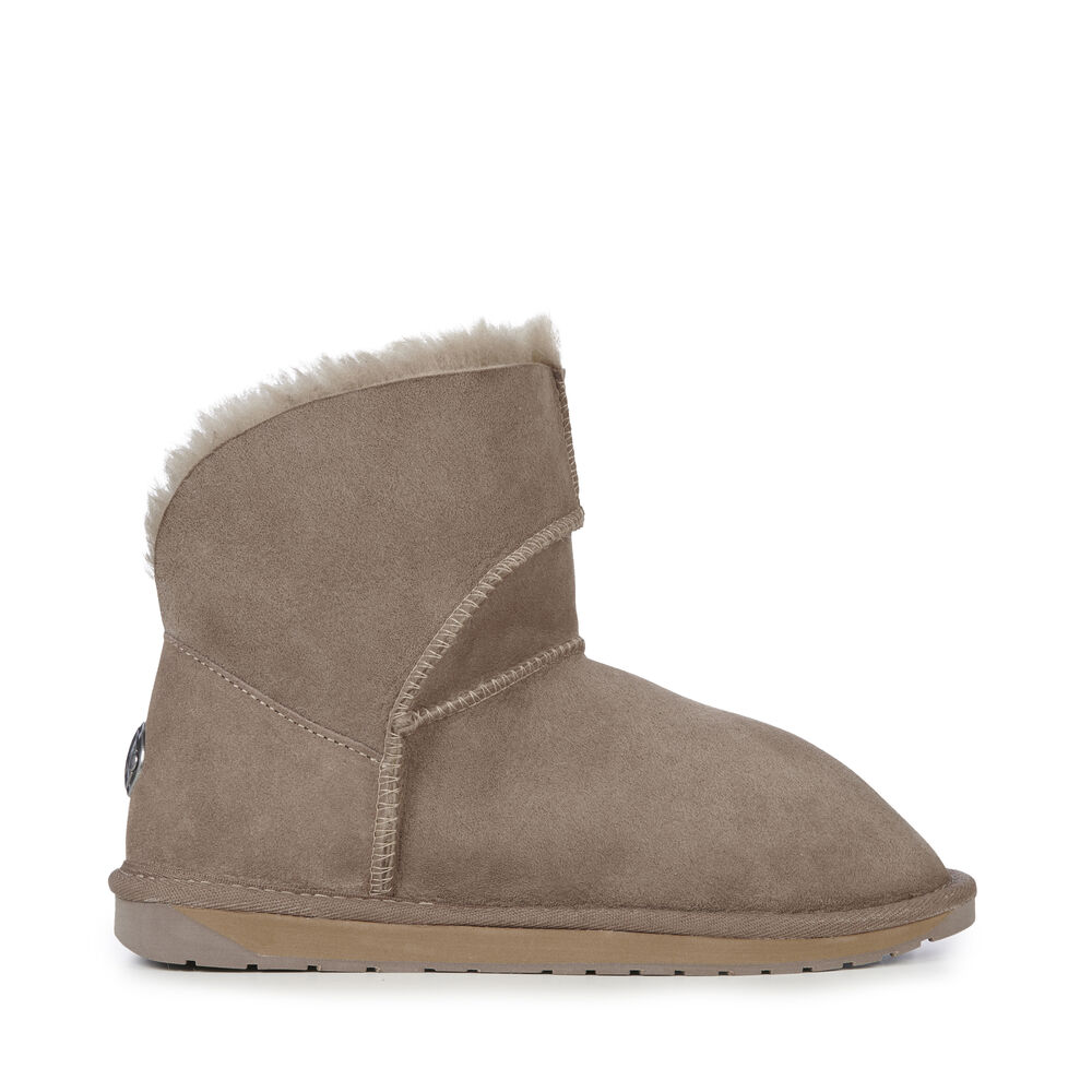 Emu Platinum Barwon Mini Stiefel Damen Khaki | 02FPQGKTW