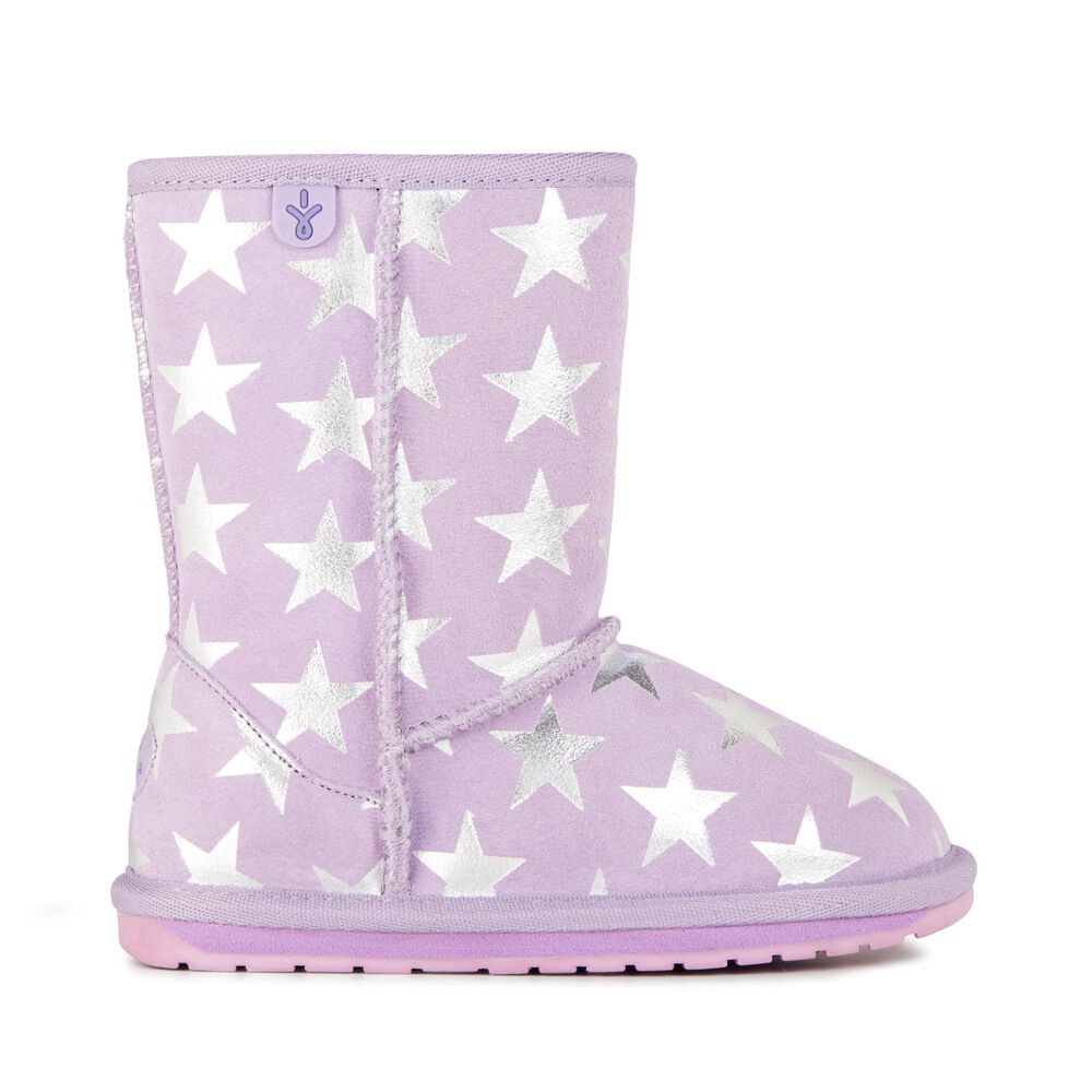 Emu Starry Night Stiefel Kinder Lavendel | 15HWQOYDS