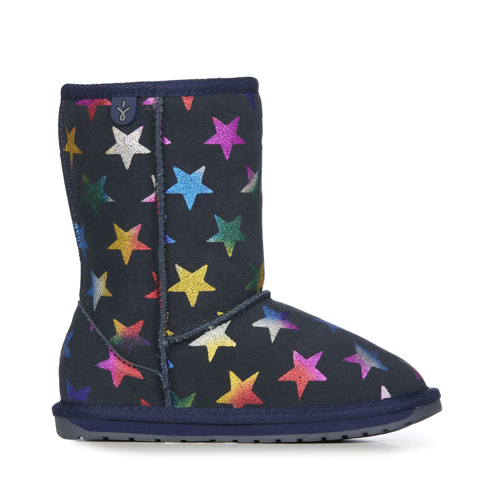 Emu Starry Night Stiefel Kinder Navy | 43RYCDWZT