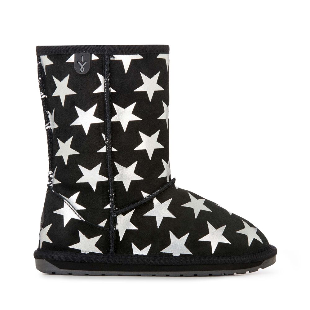 Emu Starry Night Stiefel Kinder Schwarz | 47SIZPDRK