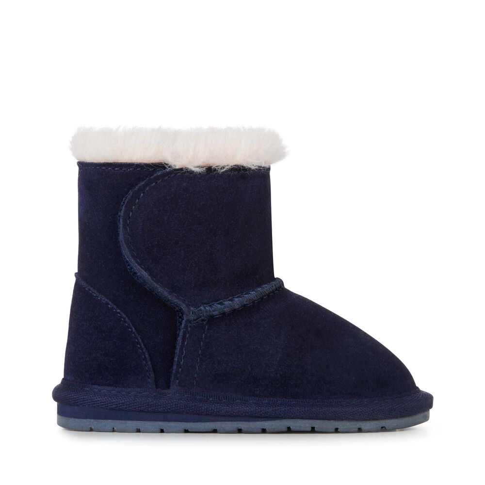 Emu Toddle Babies Stiefel Kinder Navy | 73HKSFUJQ