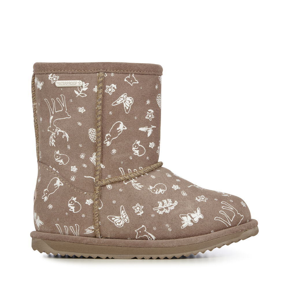 Emu Woodland Brumby Stiefel Kinder Khaki | 68OYKRIEX