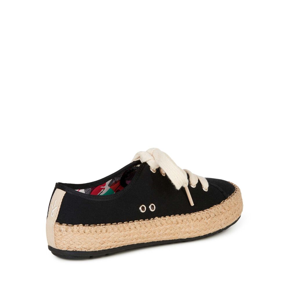 Emu Agonis Espadrilles Damen Schwarz | 62VGXEQPF