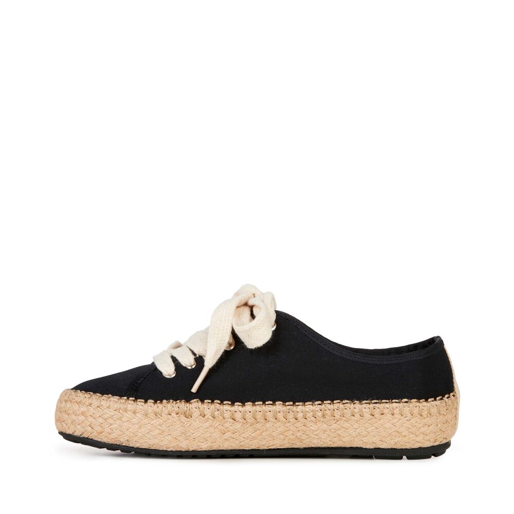 Emu Agonis Espadrilles Damen Schwarz | 62VGXEQPF