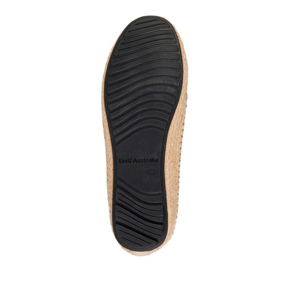 Emu Agonis Espadrilles Damen Schwarz | 62VGXEQPF