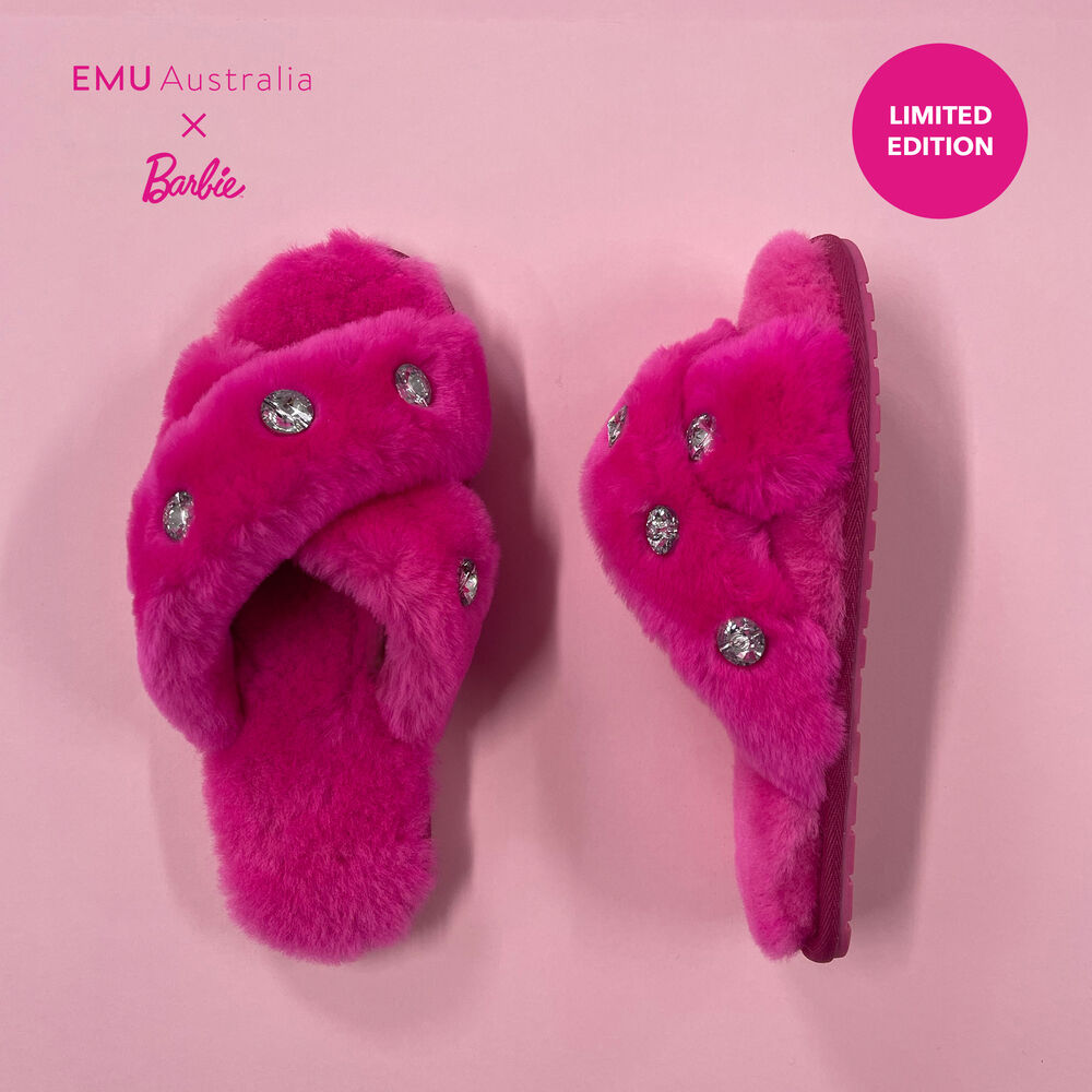 Emu Barbie™ Mayberry Gems Hausschuhe Damen Rosa | 73MLRDFAZ