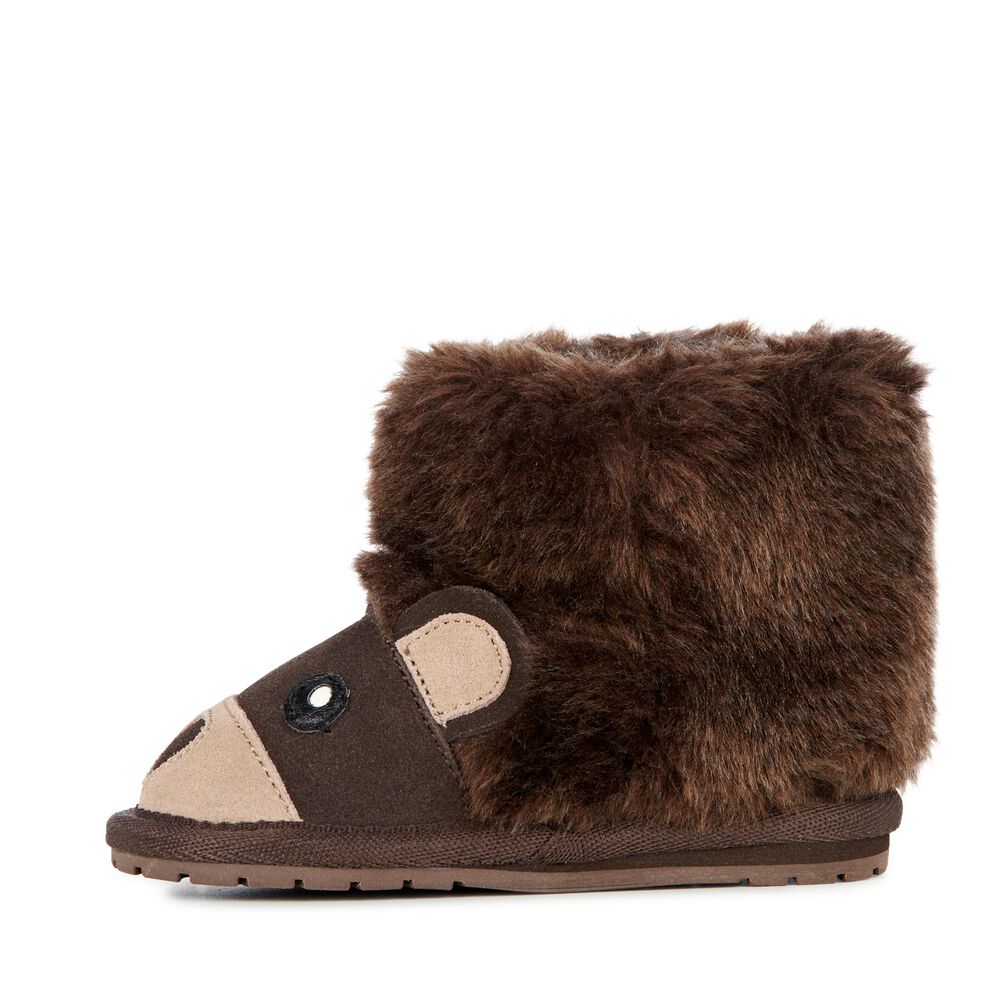 Emu Bear Walker Babies Stiefel Kinder Schokolade | 12TZCDHIN