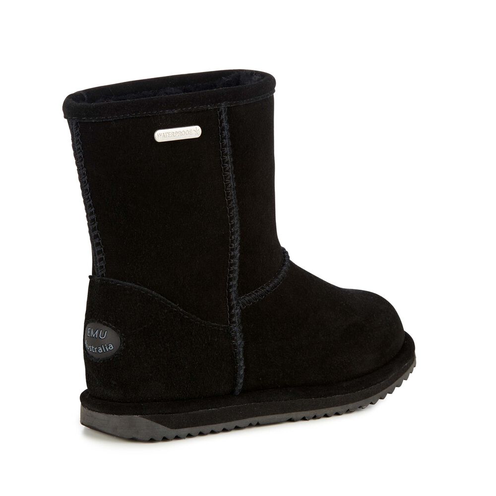 Emu Brumby Lo Teens Stiefel Kinder Schwarz | 57JNWOBSU