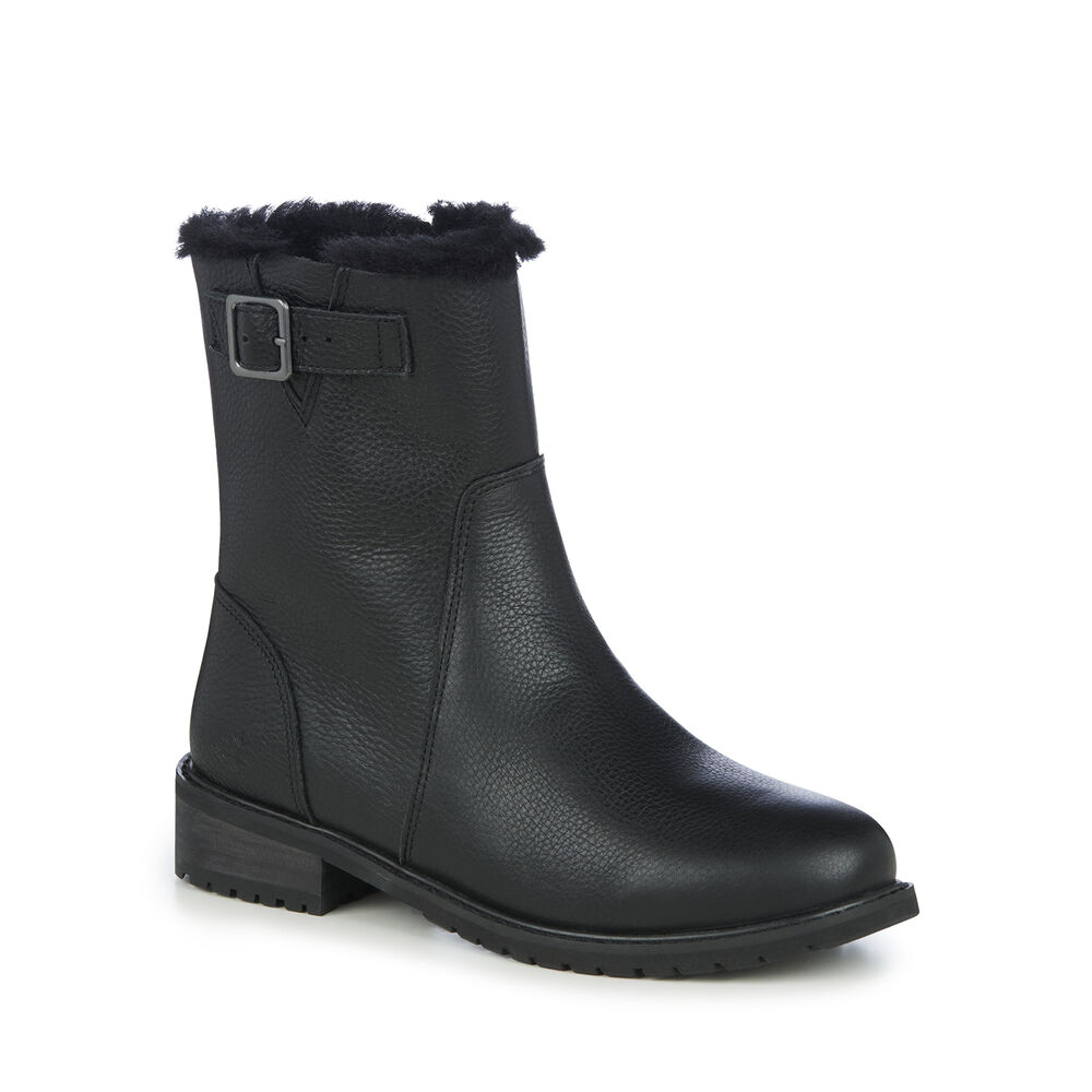 Emu Byron Stiefel Damen Schwarz | 42OEIAFRY