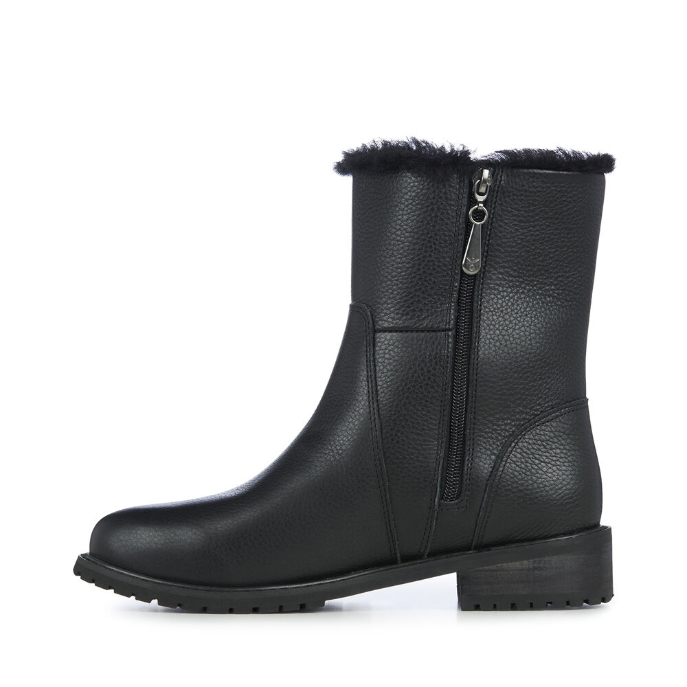 Emu Byron Stiefel Damen Schwarz | 42OEIAFRY