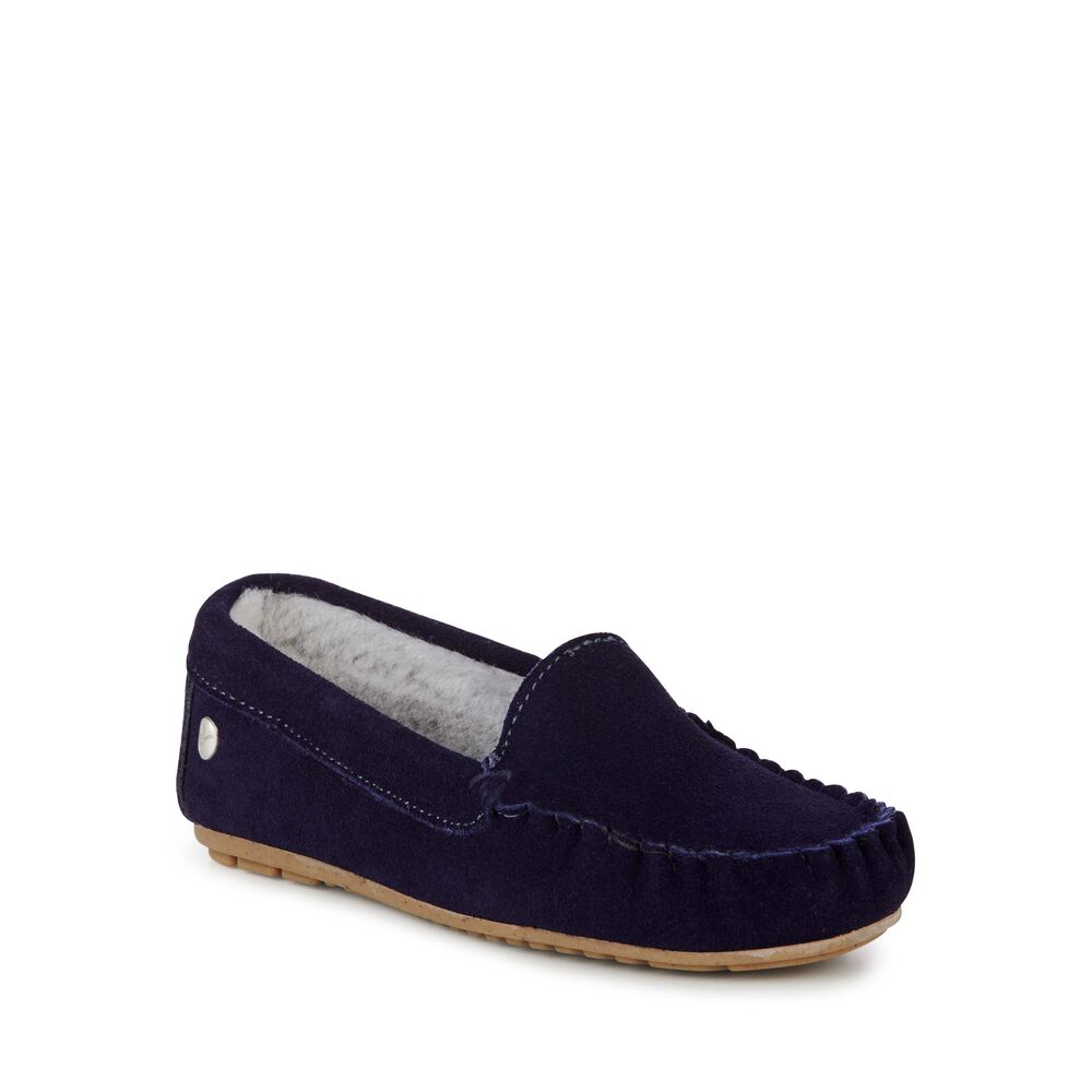 Emu Cairns Hausschuhe Kinder Navy | 87XPVZNMS