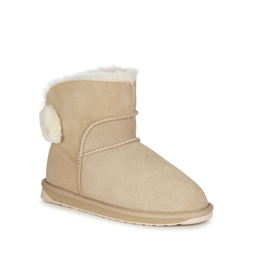 Emu Collingrove Crystal Stiefel Damen Beige | 96TJGMWNK