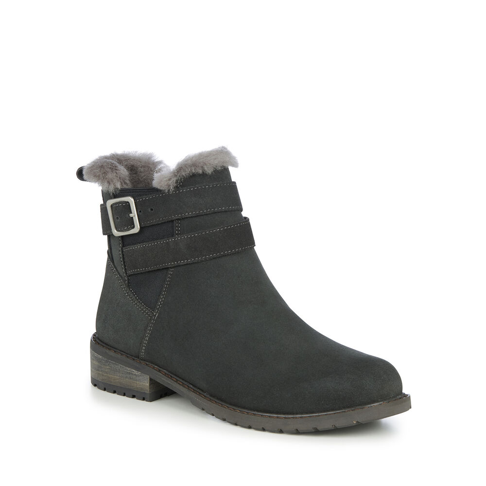 Emu Loxton Stiefel Damen Dunkelgrau | 43QFWLDJT