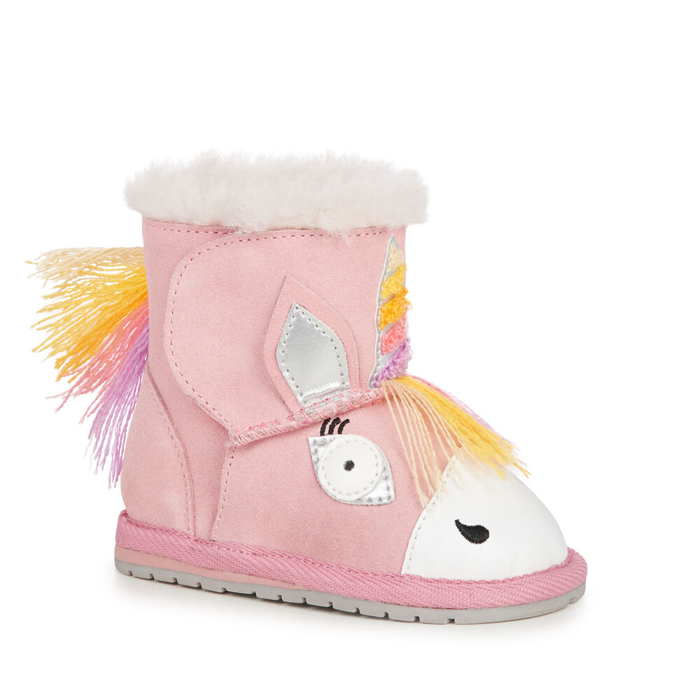 Emu Magical Unicorn Walker Babies Stiefel Kinder Rosa | 37NAPLCJD