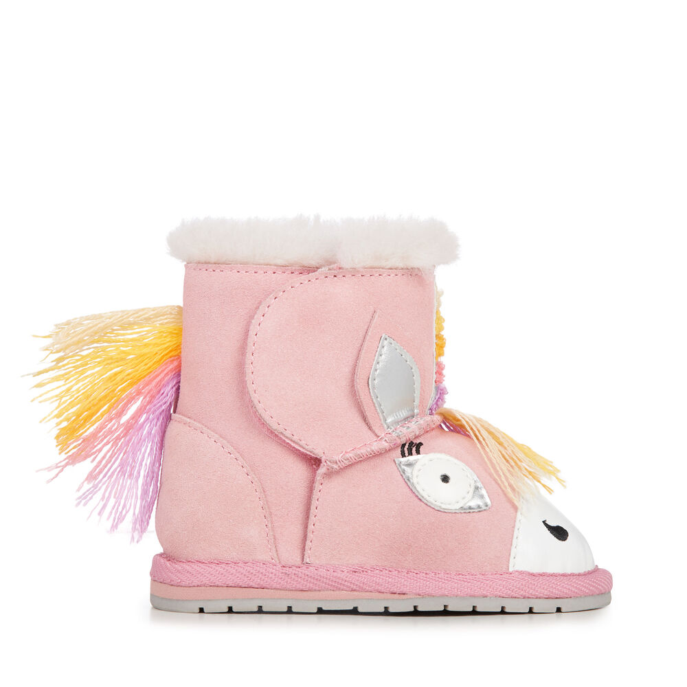 Emu Magical Unicorn Walker Babies Stiefel Kinder Rosa | 37NAPLCJD