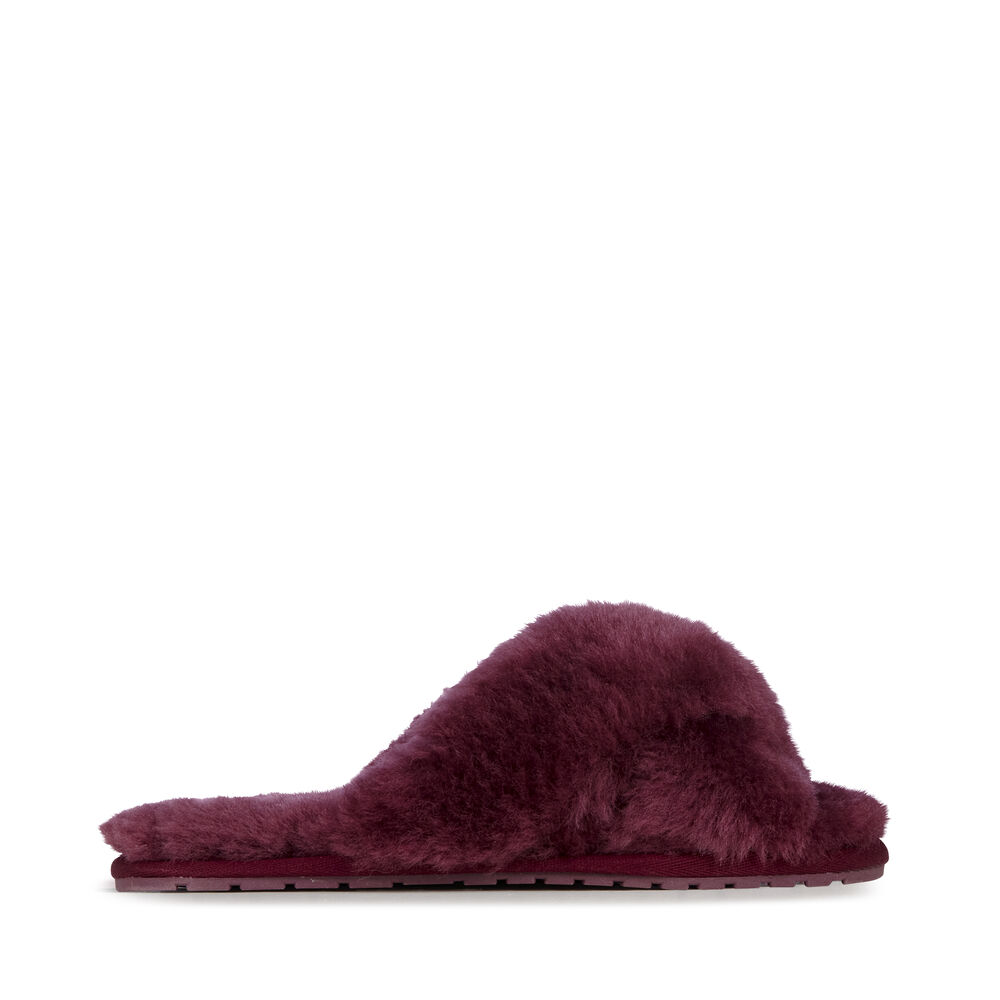 Emu Mayberry Hausschuhe Damen Bordeaux | 14XMFRVYC