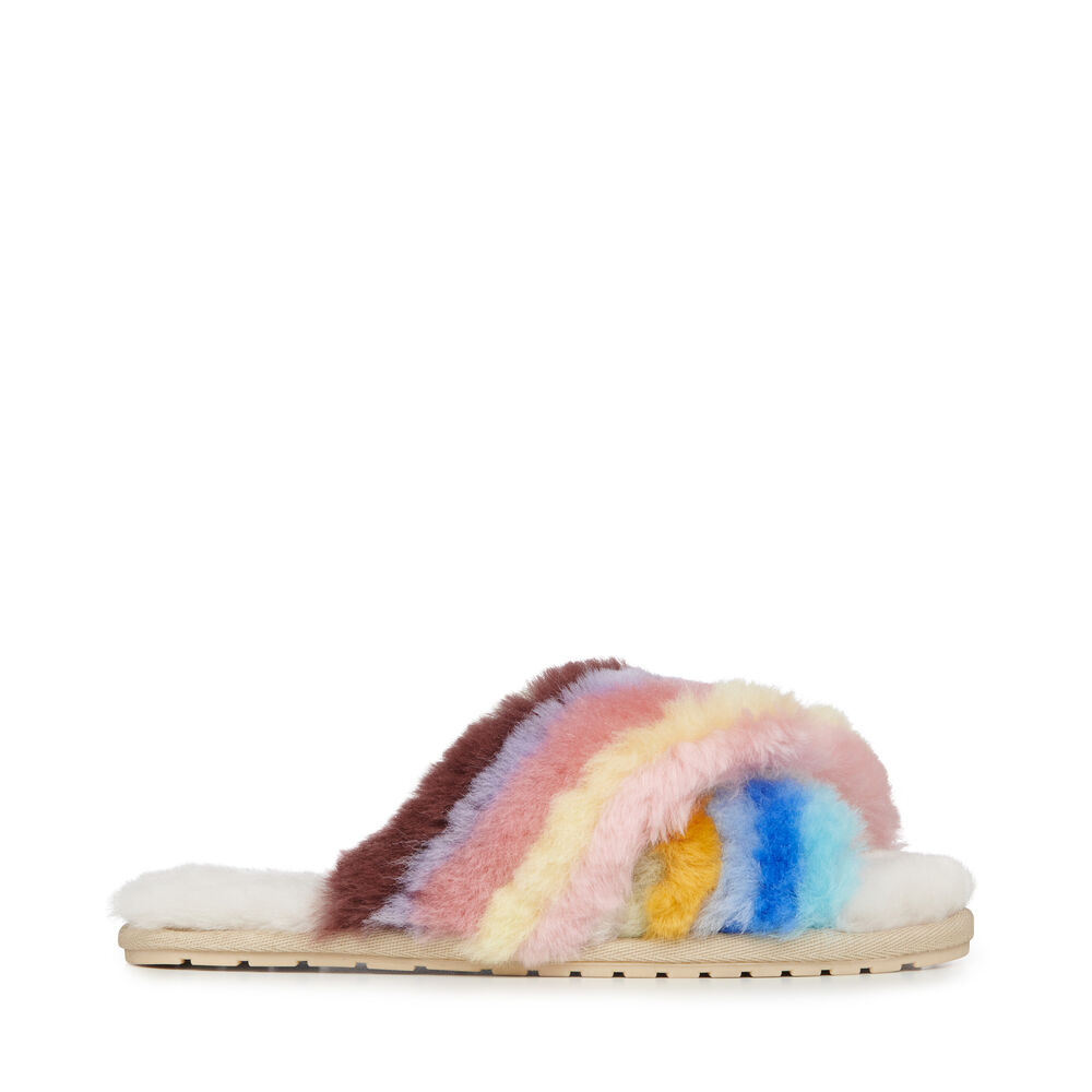 Emu Mayberry Rainbow Hausschuhe Damen Mehrfarbig | 65VFYBZTO