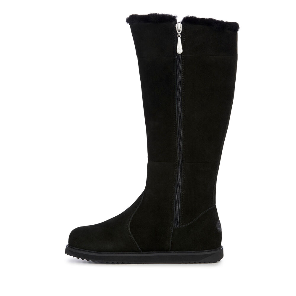 Emu Moonta Stiefel Damen Schwarz | 34OUSLKME