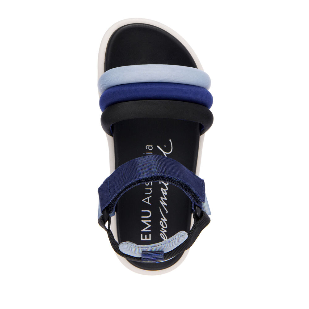 Emu Oasis Sandalen Kinder Blau Schwarz | 90QMHDSTV