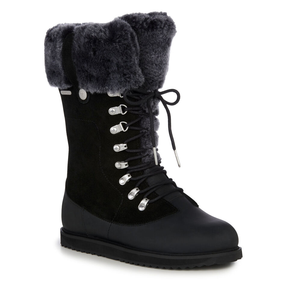 Emu Orica Hi Stiefel Damen Schwarz | 25CVNFYKW