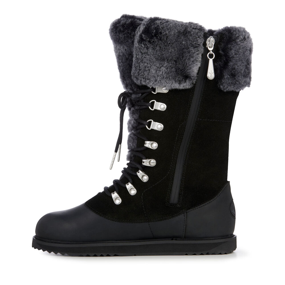 Emu Orica Hi Stiefel Damen Schwarz | 25CVNFYKW