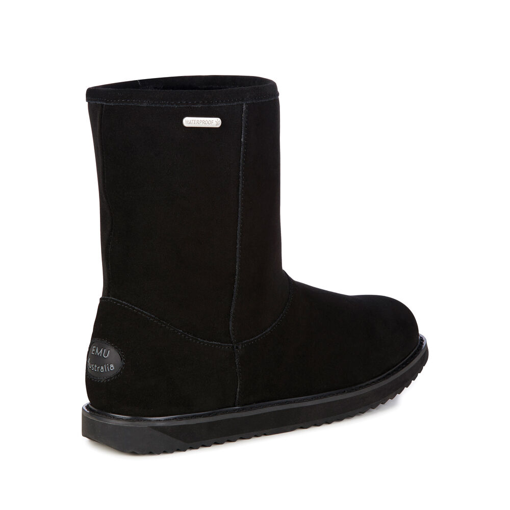 Emu Paterson Klassische Lo Stiefel Damen Schwarz | 30SLIXRMQ