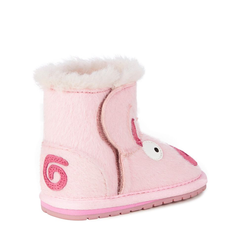 Emu Piggy Walker Babies Stiefel Kinder Rosa | 95CGSIFTA