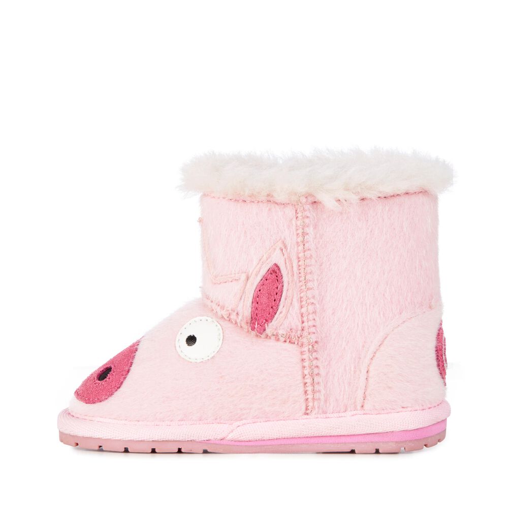 Emu Piggy Walker Babies Stiefel Kinder Rosa | 95CGSIFTA