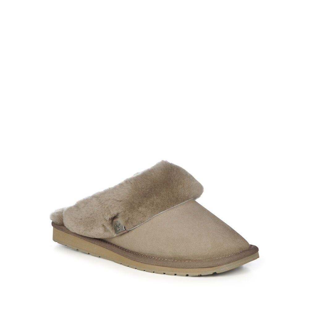 Emu Platinum Eden Hausschuhe Damen Khaki | 87WPCIQFS