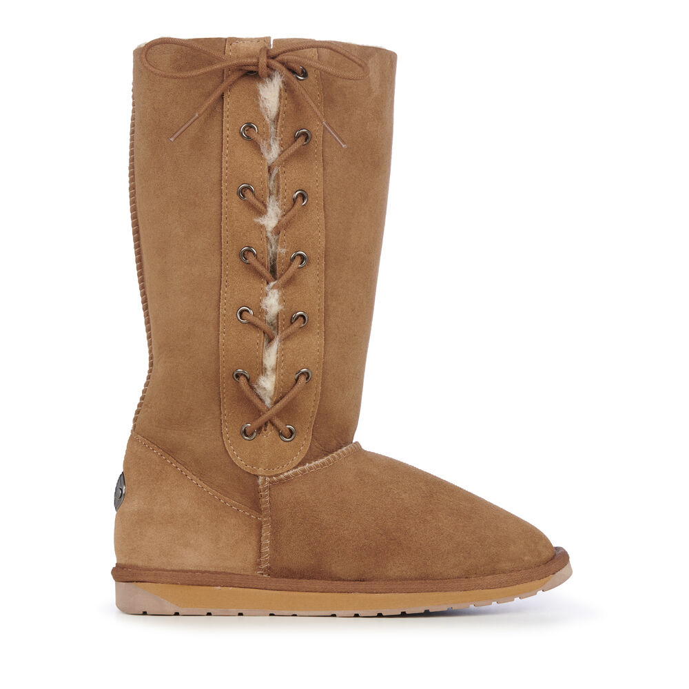 Emu Platinum Hi Spitze Stiefel Damen Braun | 92CYJIOVG