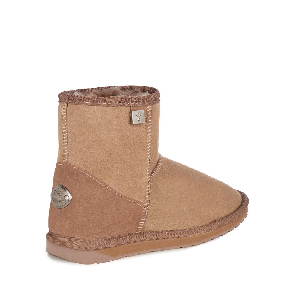 Emu Platinum Stinger Mini Stiefel Damen Khaki | 75WXQJYSN