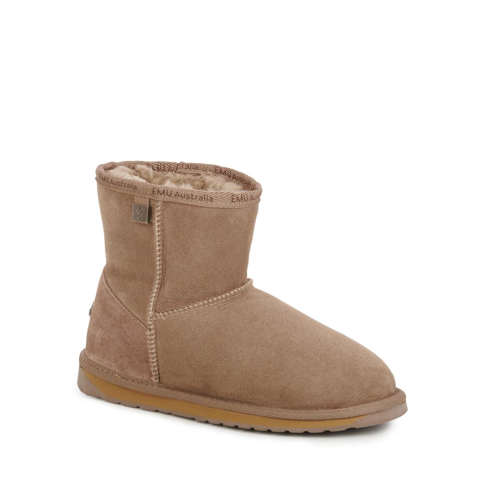 Emu Platinum Stinger Slim Mini Stiefel Damen Khaki | 53ONRMUBJ