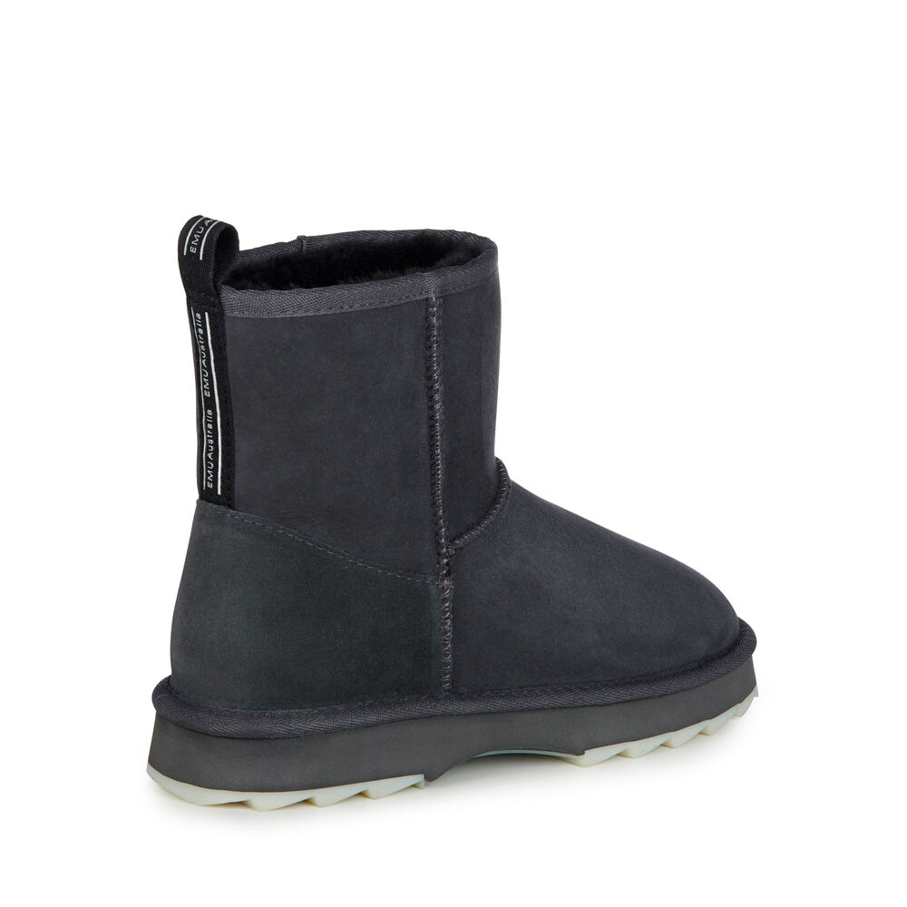 Emu Sharky Mini Stiefel Damen Dunkelgrau | 98QJWTUXP