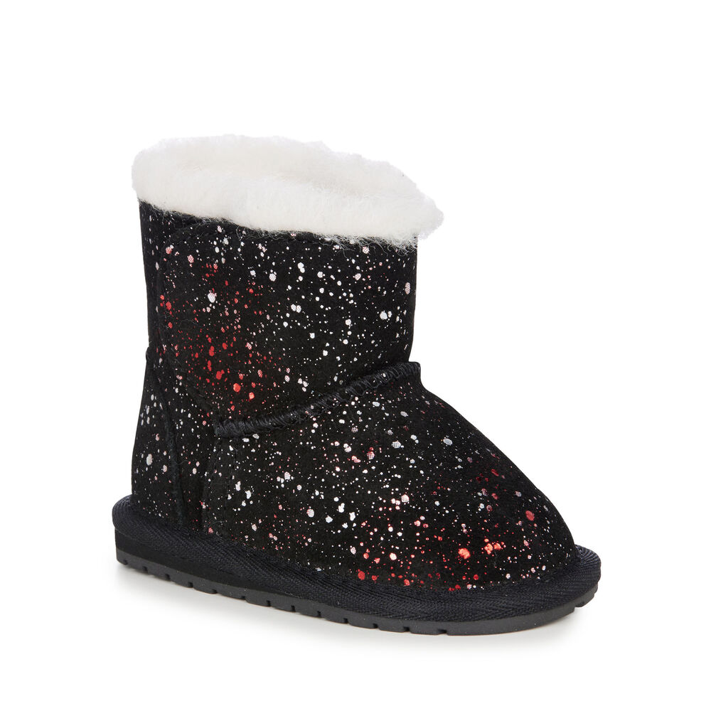 Emu Toddle Galaxy Babies Stiefel Kinder Schwarz | 25PNZMGRC