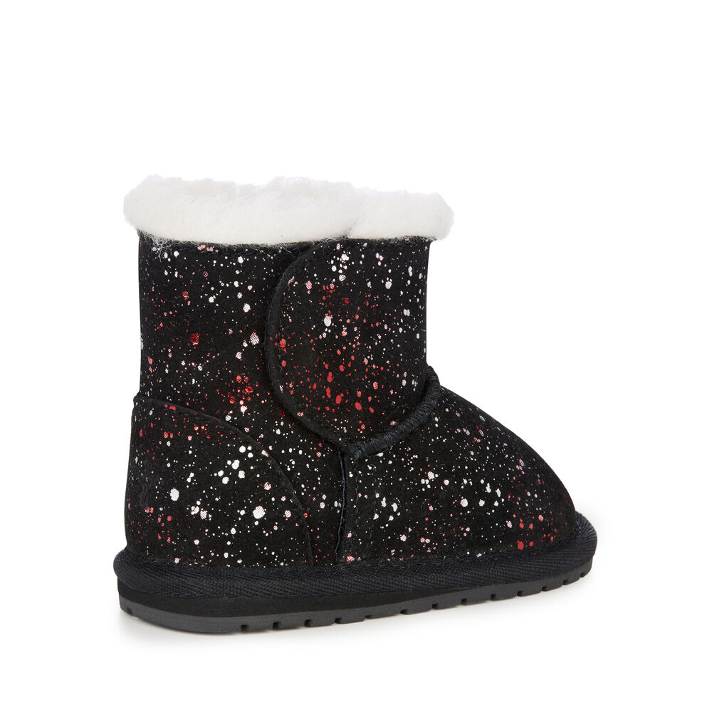 Emu Toddle Galaxy Babies Stiefel Kinder Schwarz | 25PNZMGRC