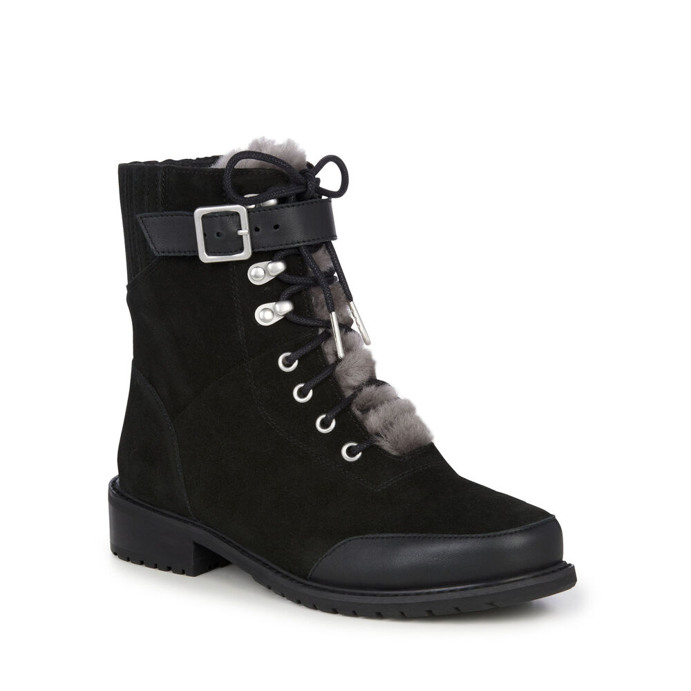 Emu Waldron Mix Stiefel Damen Schwarz | 47YXCGNIA