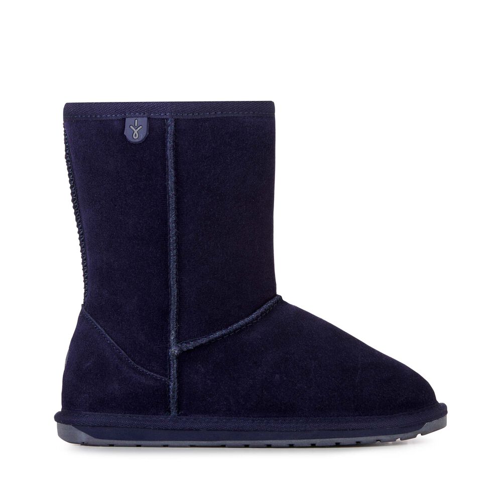 Emu Wallaby Lo Teens Stiefel Kinder Navy | 30IUNPQSO