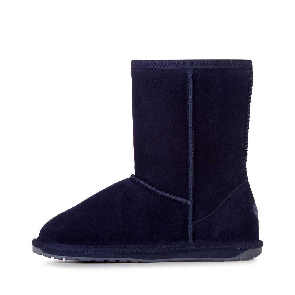 Emu Wallaby Lo Teens Stiefel Kinder Navy | 30IUNPQSO