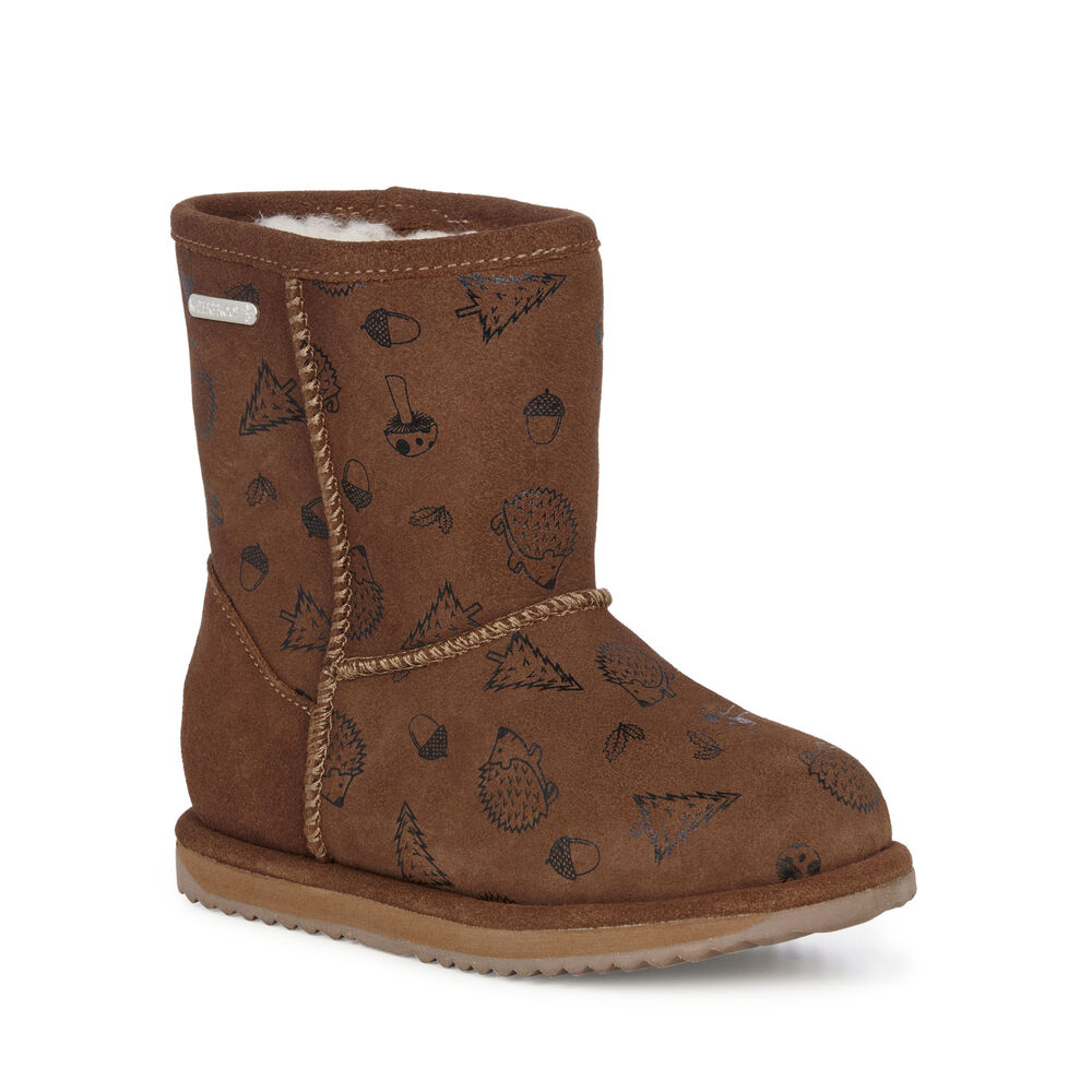 Emu Woodland Brumby Stiefel Kinder Braun | 35FPMODAI